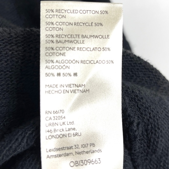 FREE PEOPLE We The Free Care FP Come Again Tee NEW Size L Obsidian - Picture 10 of 12